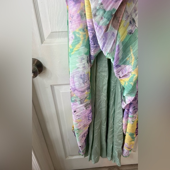 Rococo Sand Ivy‎ Purple Floral Maxi Dress Size Small - Picture 7 of 16